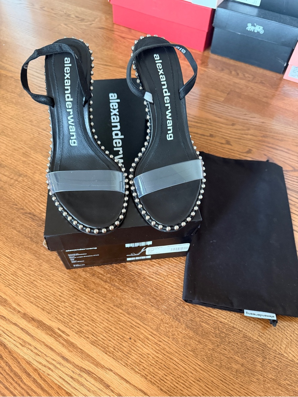 Alexander Wang Nova Stud Sandals with Box and Dust Bag - Picture 5 of 7